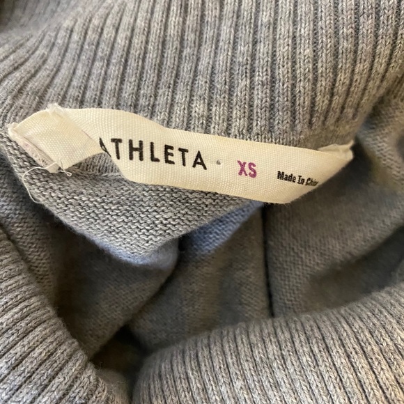 Athleta Organic Cotton/Wool Cowl Sweater Dress - Picture 6 of 7